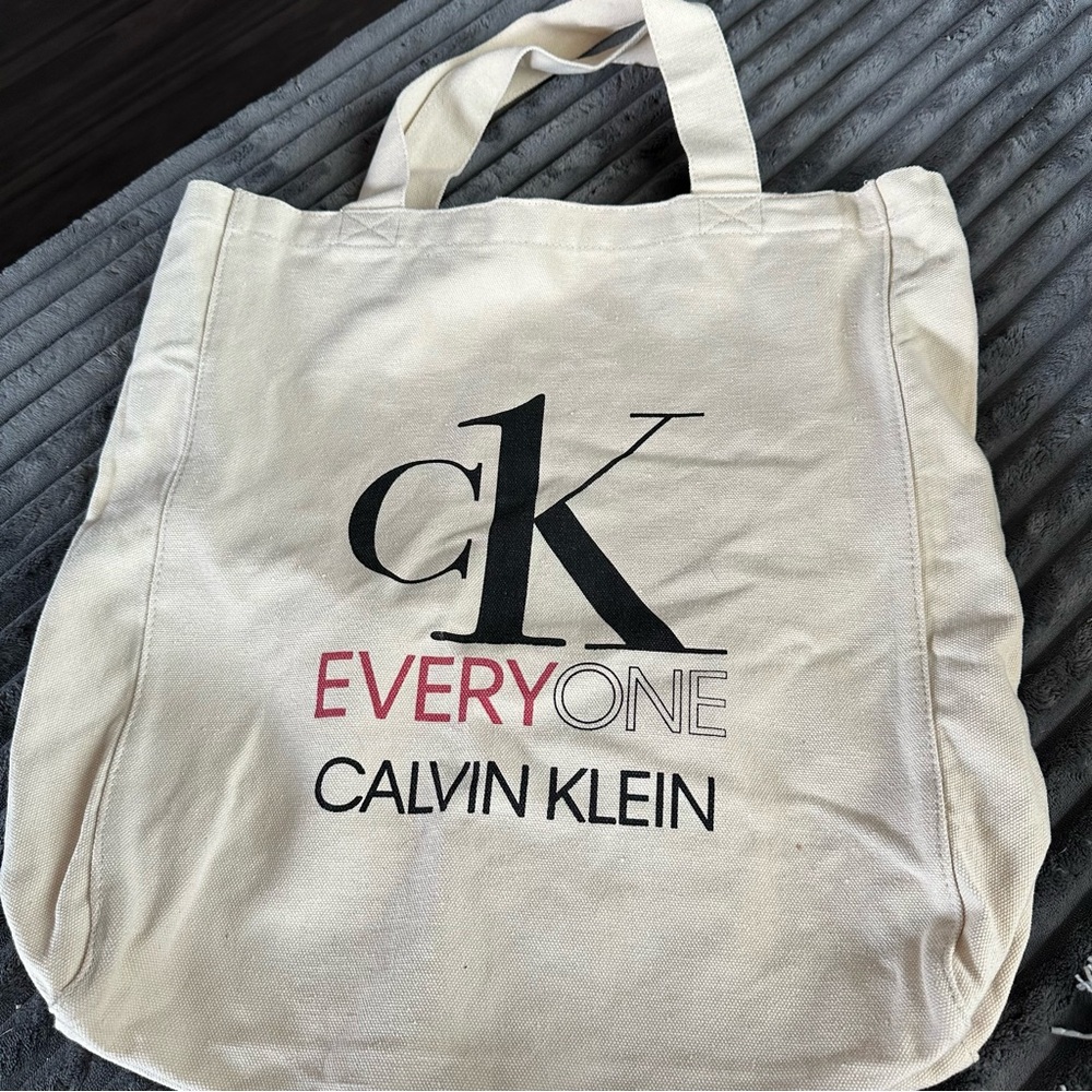 Calvin Klein “CK Everyone” Canvas Tote Bag – Worn Condition